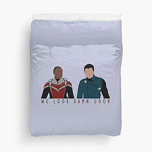 tfatws bucky and sam Duvet Cover