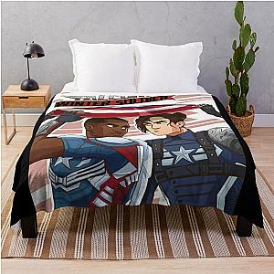 Falcon and The winter soldier Throw Blanket