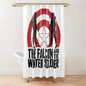 Music Vintage Retro The Falcon And The Winter Halloween Shower Curtain