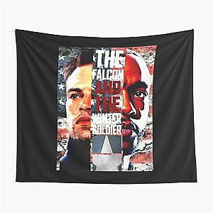 Vintage Retro Soldier And The Falcon Flag Version Halloween Tapestry