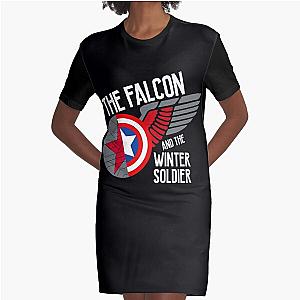 The Falcon and The Winter Soldier  Graphic T-Shirt Dress