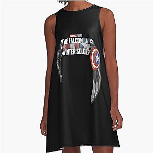 Vintage The Falcon And The Winter Soldier  Christmas A-Line Dress