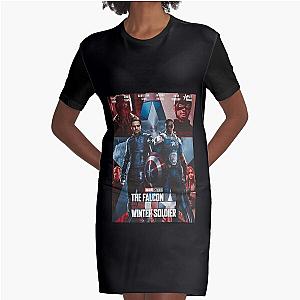 Animal The Falcon And The Winter Soldier Poster Christmas Graphic T-Shirt Dress