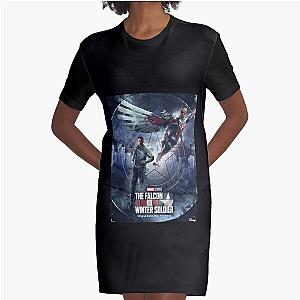 Birthday Gift The Falcon And The Winter Soldier Christmas Graphic T-Shirt Dress