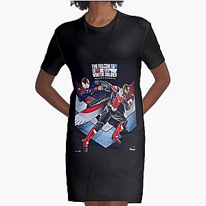 People Call Me Falcon And The Winter Soldier  The Falcon And The Winter Soldier Halloween Graphic T-Shirt Dress