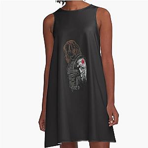 bucky  Falcon and the Winter Soldier Essential T-Shirt A-Line Dress