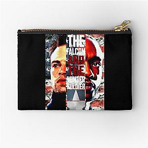 Vintage Retro Soldier And The Falcon Flag Version Halloween Zipper Pouch