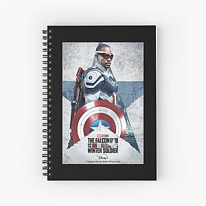 Music Vintage The Falcon And The Winter Soldier Christmas Spiral Notebook