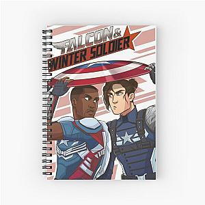 Falcon and The winter soldier Spiral Notebook