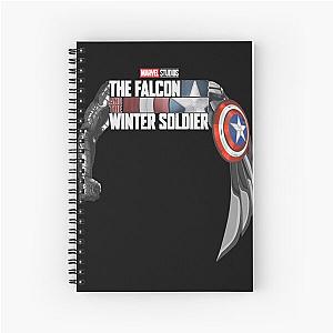 Vintage The Falcon And The Winter Soldier  Christmas Spiral Notebook