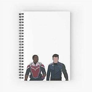 the falcon and the winter soldier Spiral Notebook