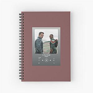 Falcon and the Winter Soldier Spotify Design  Spiral Notebook