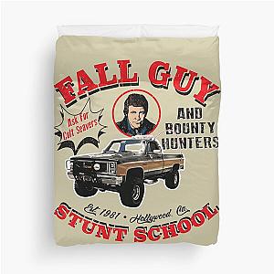 Fall Guy Stunt School and Bounty Hunters Duvet Cover