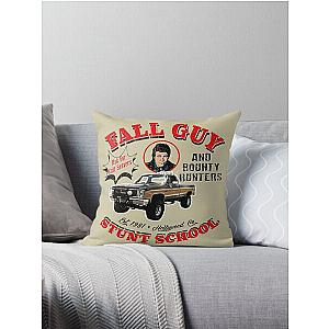 Fall Guy Stunt School and Bounty Hunters Throw Pillow