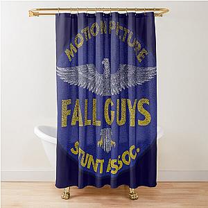 Distressed Fall Guys Stunt Association Shower Curtain