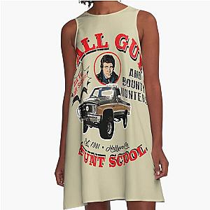 Fall Guy Stunt School and Bounty Hunters A-Line Dress