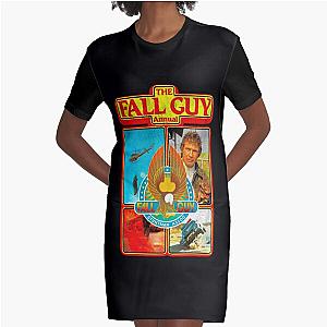 Fall Guy Stuntman Association Vintage Graphic T-Shirt Dress