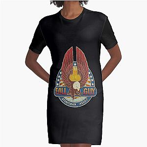 Fall Guy Stuntman Association Graphic T-Shirt Dress