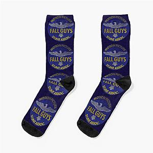 Distressed Fall Guys Stunt Association Socks