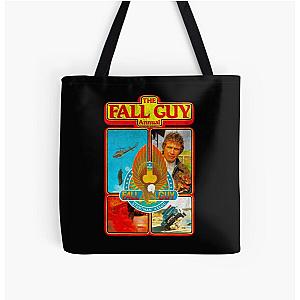 Fall Guy Stuntman Association Vintage All Over Print Tote Bag