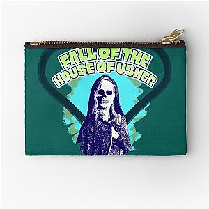 The Fall of the House of Usher Carla Gugino skull mask Zipper Pouch