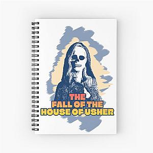 The Fall of the House of Usher Carla Gugino Spiral Notebook
