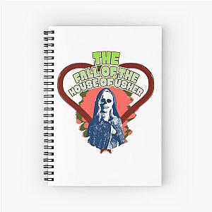 The Fall of the House of Usher Carla Gugino Spiral Notebook