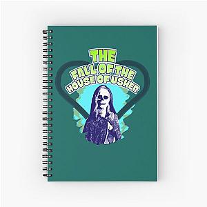 The Fall of the House of Usher Carla Gugino Spiral Notebook