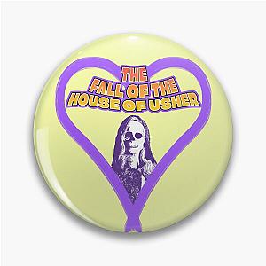 The Fall of the House of Usher with Carla Gugino in Skull Mask Pin