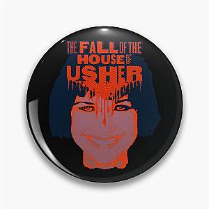 The Fall of the House of Usher Carla Gugino in a skull mask Pin