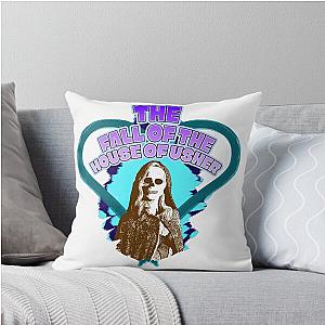 The Fall of the House of Usher Skull Mask Throw Pillow