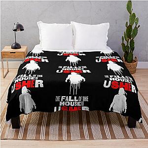 The Fall of the House of Usher Carla Gugino Throw Blanket