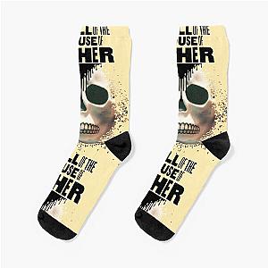 The Fall of the House of Usher Carla Gugino skull socks