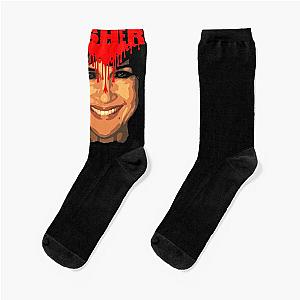 The Fall of the House of Usher Carla Gugino in Socks