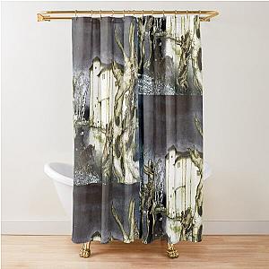 The Fall of the House of Usher by Arthur Rackham for Edgar Allan Poe Shower Curtain