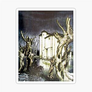 The Fall of the House of Usher by Arthur Rackham for Edgar Allan Poe Sticker