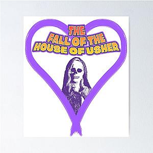 The Fall of the House of Usher Carla Gugino skull poster