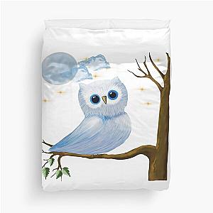 Blue Owl Duvet Cover