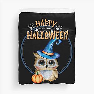 Halloween Owl Duvet Cover