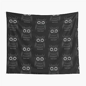 Black Owl Wall Tapestry