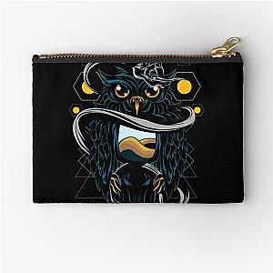 Monster Owl Snake Zipper Pouch Shirt