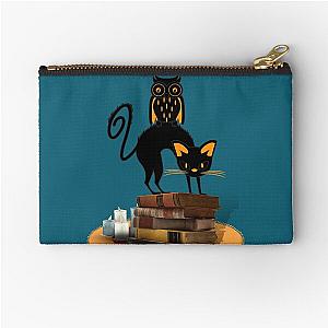 Cat and Owl Zipper Pouch