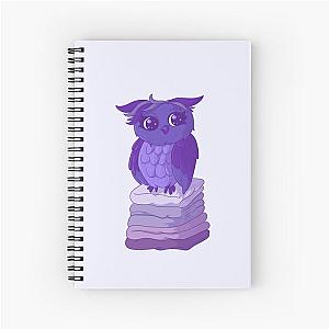 Cute Dark Purple Owl Notebook