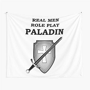 REAL MEN ROLE PLAY PALADIN RPG 5E Meme Class Tapestry