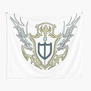 Final Fantasy XIV Paladin Shield (Black Outline) Tapestry