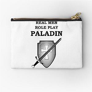 REAL MEN ROLE PLAY PALADIN RPG 5E Meme Class Zipper Pouch