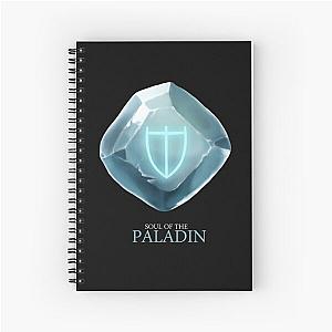 Soul of the Paladin -black Spiral Notebook