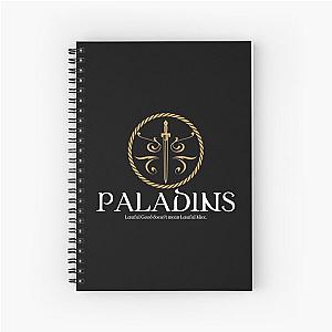 Paladin Paladins Tabletop RPG Addict Spiral Notebook