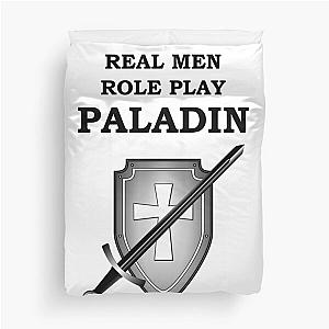 REAL MEN ROLE PLAY PALADIN RPG 5E Meme Class Duvet Cover