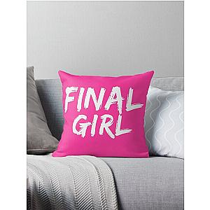 Final Girl  Throw Pillow